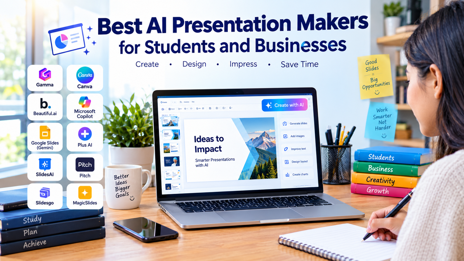 Best AI Presentation Makers for Students and Businesses